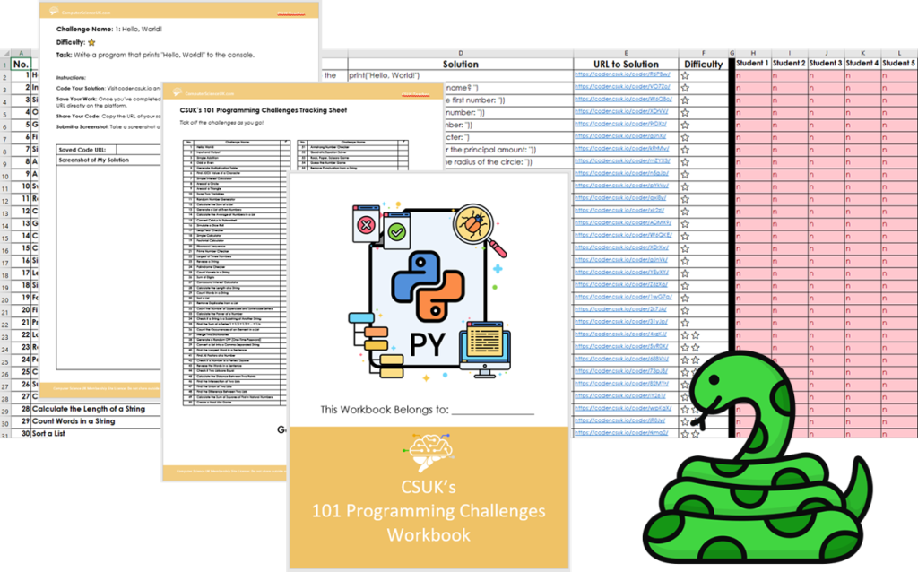 Programming Offer - CSUK:Teacher